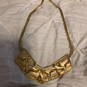 Gold plated necklace